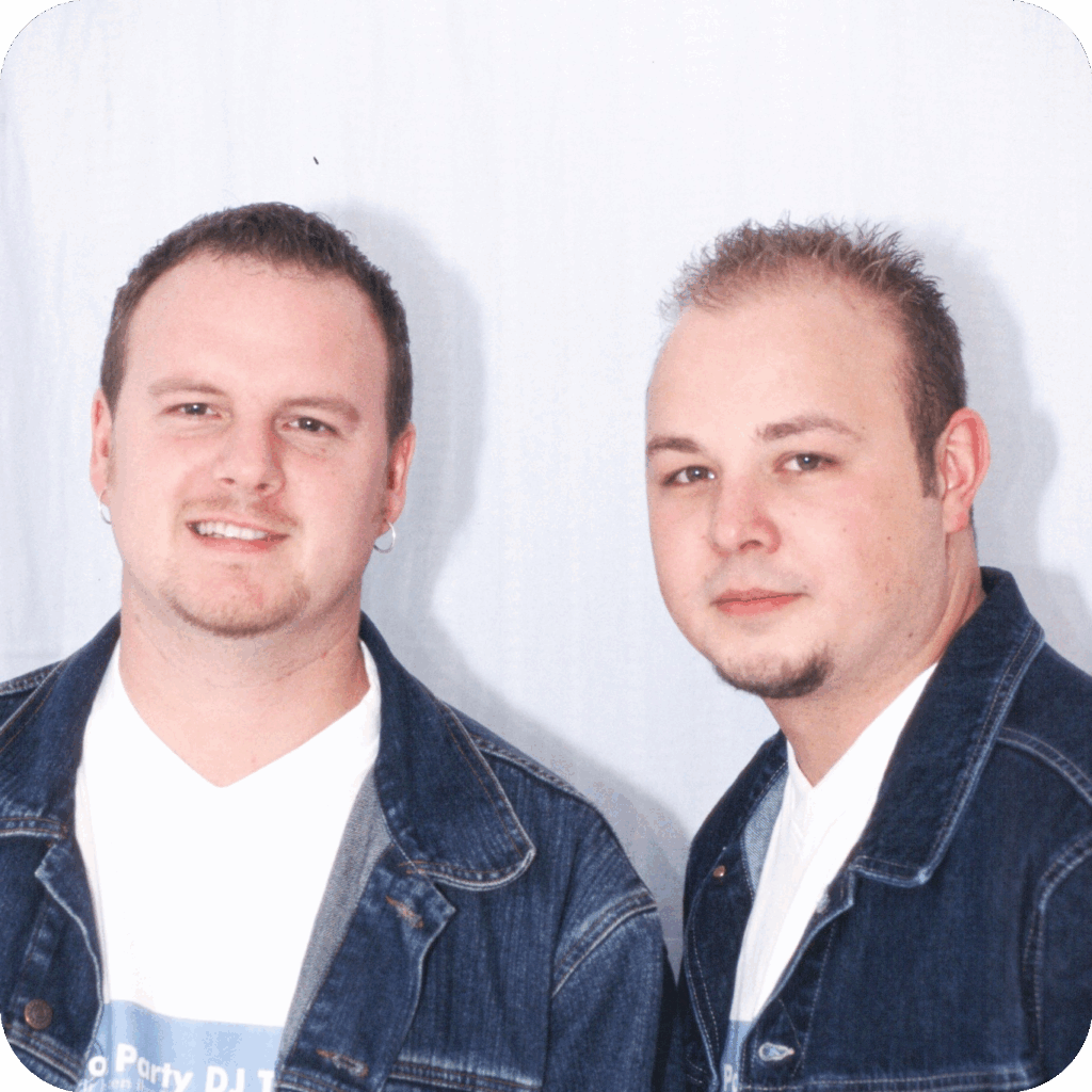 Deejay Fox und DJ Kai in den Anfängen des Fox Party DJ Teams